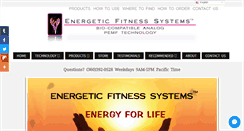 Desktop Screenshot of energeticfitness.net