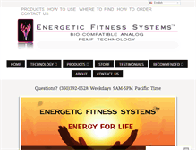 Tablet Screenshot of energeticfitness.net