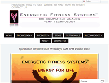 Tablet Screenshot of energeticfitness.com